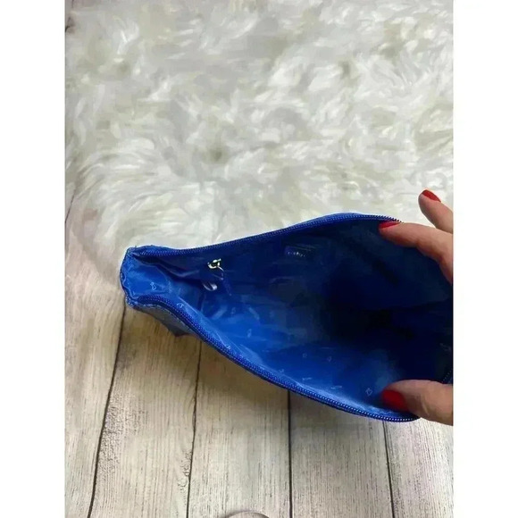 Carpisa Travel Bag Faux Crocodile Leather Royal Blue - Picture 6 of 10